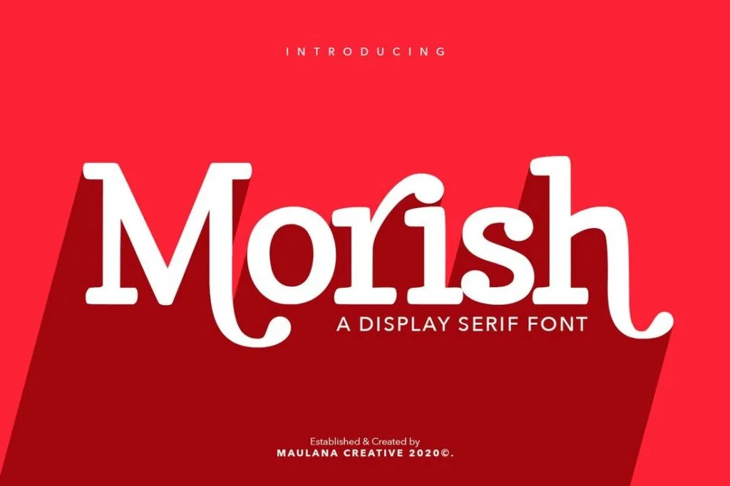 Morish tipos de tipografías