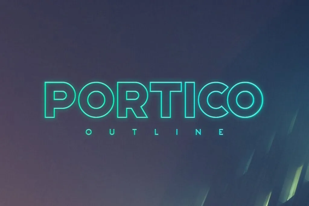 portico letras para carteles neon
