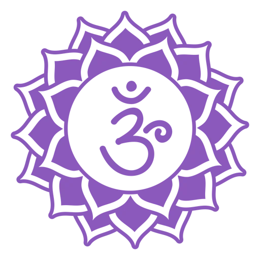 Purple crown chakra.