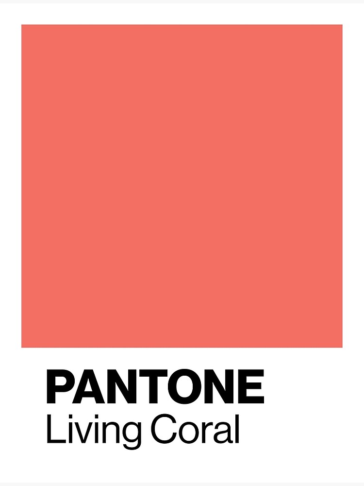 Color coral Pantone coral