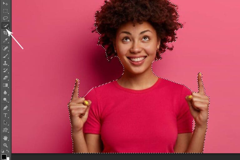 Recortar una imagen en Photoshop