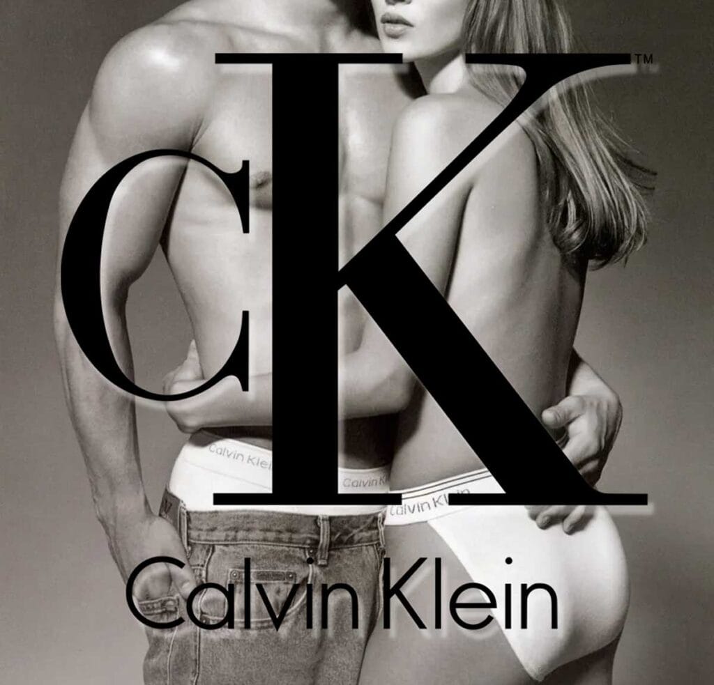El logo de Calvin Klein.