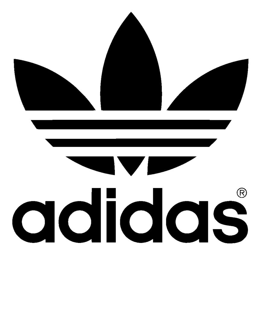 Logo de Adidas de las tres hojas o trefoil.