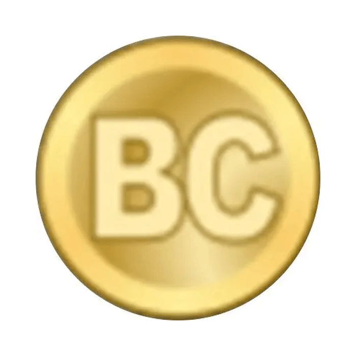 Logo de Bitcoin en el año 2008