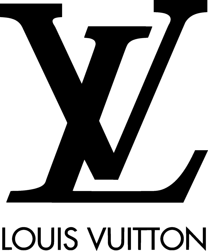 El logo de Louis Vuitton.