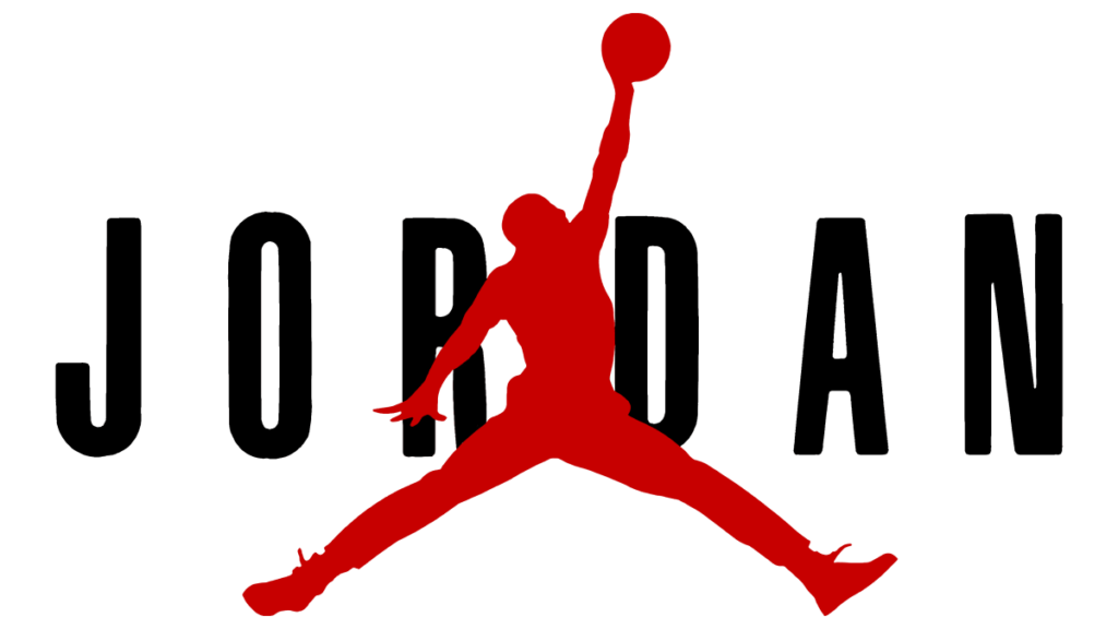Logo de Jordan en color rojo. 