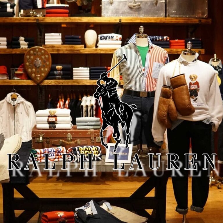 El logotipo de la marca de Moda Ralph Lauren.