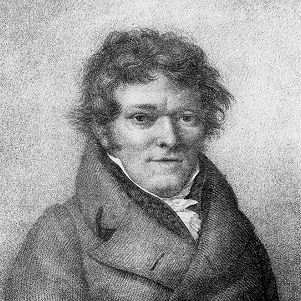 Alois Senefelder, el inventor de la litografía.
