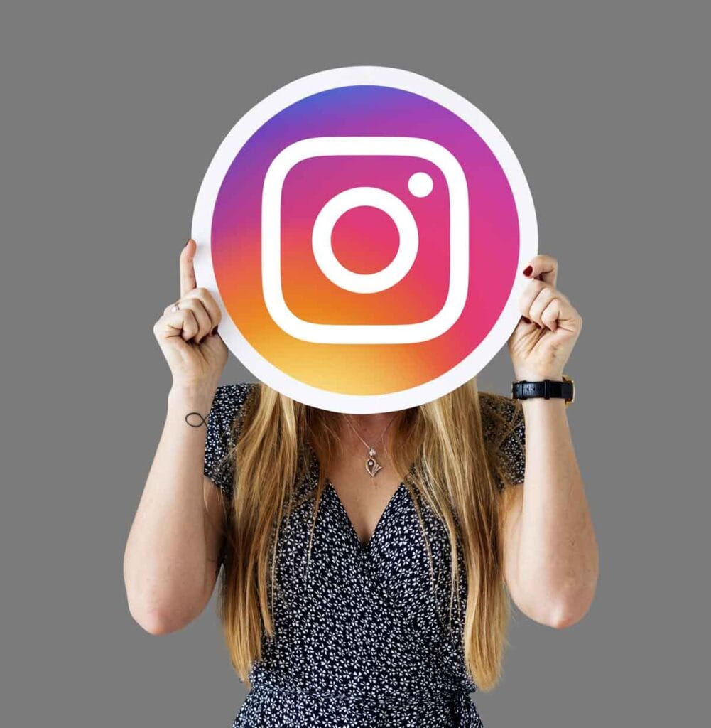 El logotipo de Instagram.