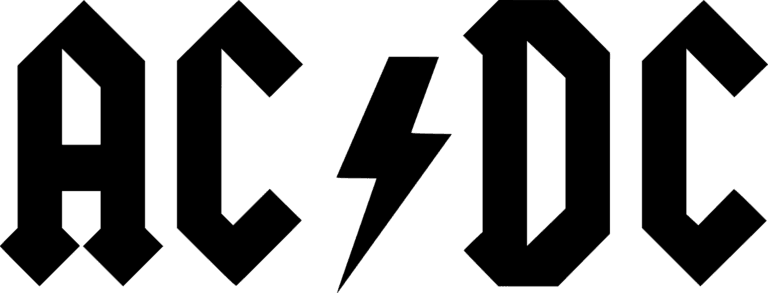 Das AC/DC-Logo und die Geschichte der Rockband - The Color Blog