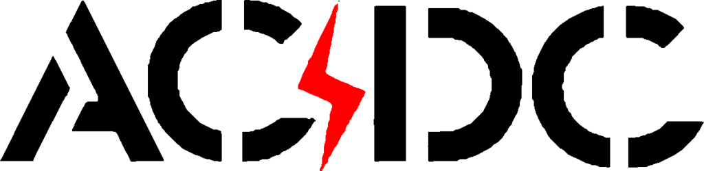 El primer logo de AC/DC