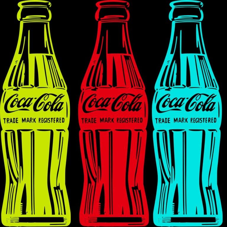 El logo de Coca Cola