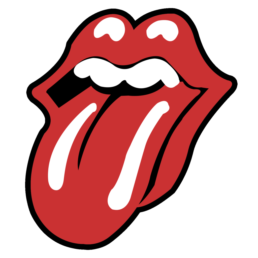 Logo de los Rolling Stones, lengua. 