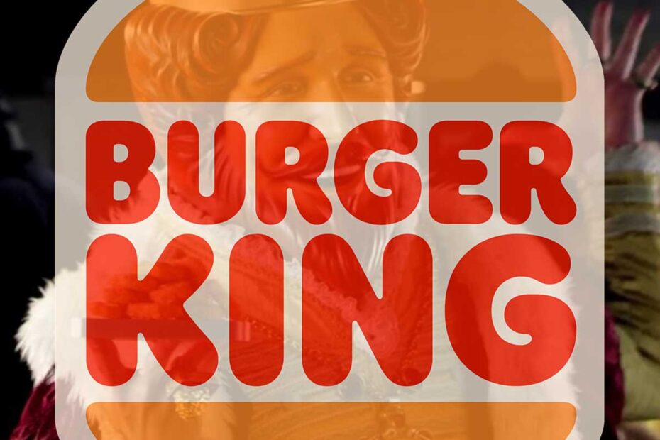 Logo de Burger King, rey.