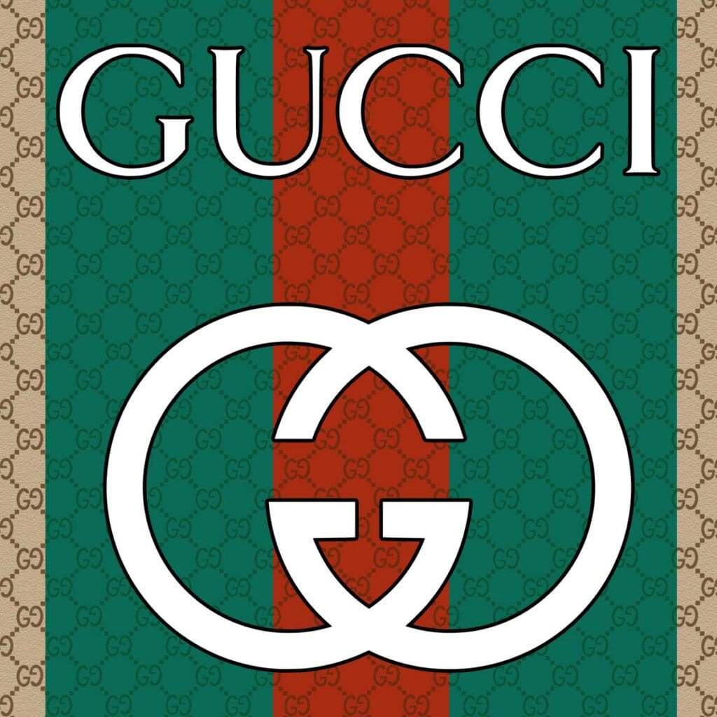El logotipo de Gucci.