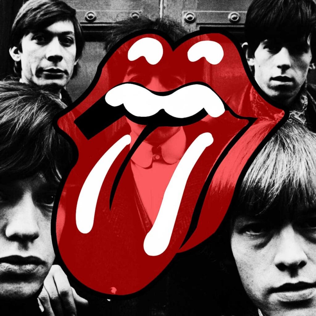 Logo de la banda de Rock, the Rolling Stones.