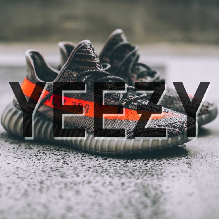 El logotipo de Yeezy, la marca de zapatillas.