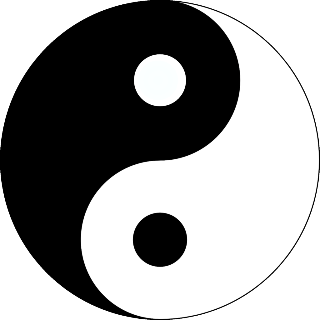 Símbolo del yin yang.