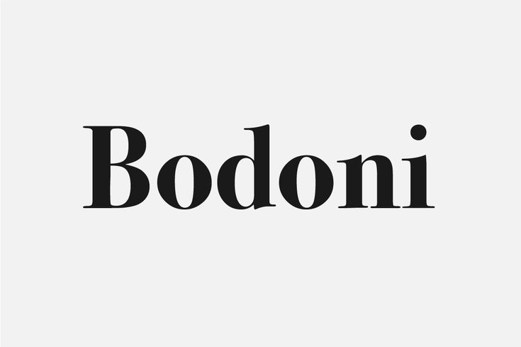 Bodoni: El clásico de las fuentes antiguas