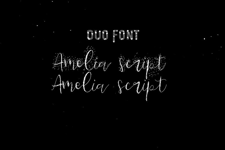 Amelia Duo Script es de las tipografías navideñas más destacadas