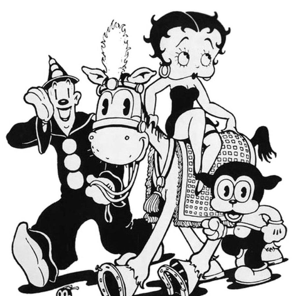 El estilo rubber hose o manguera de goma es un estilo clásico de los dibujos americanos de los años 30.