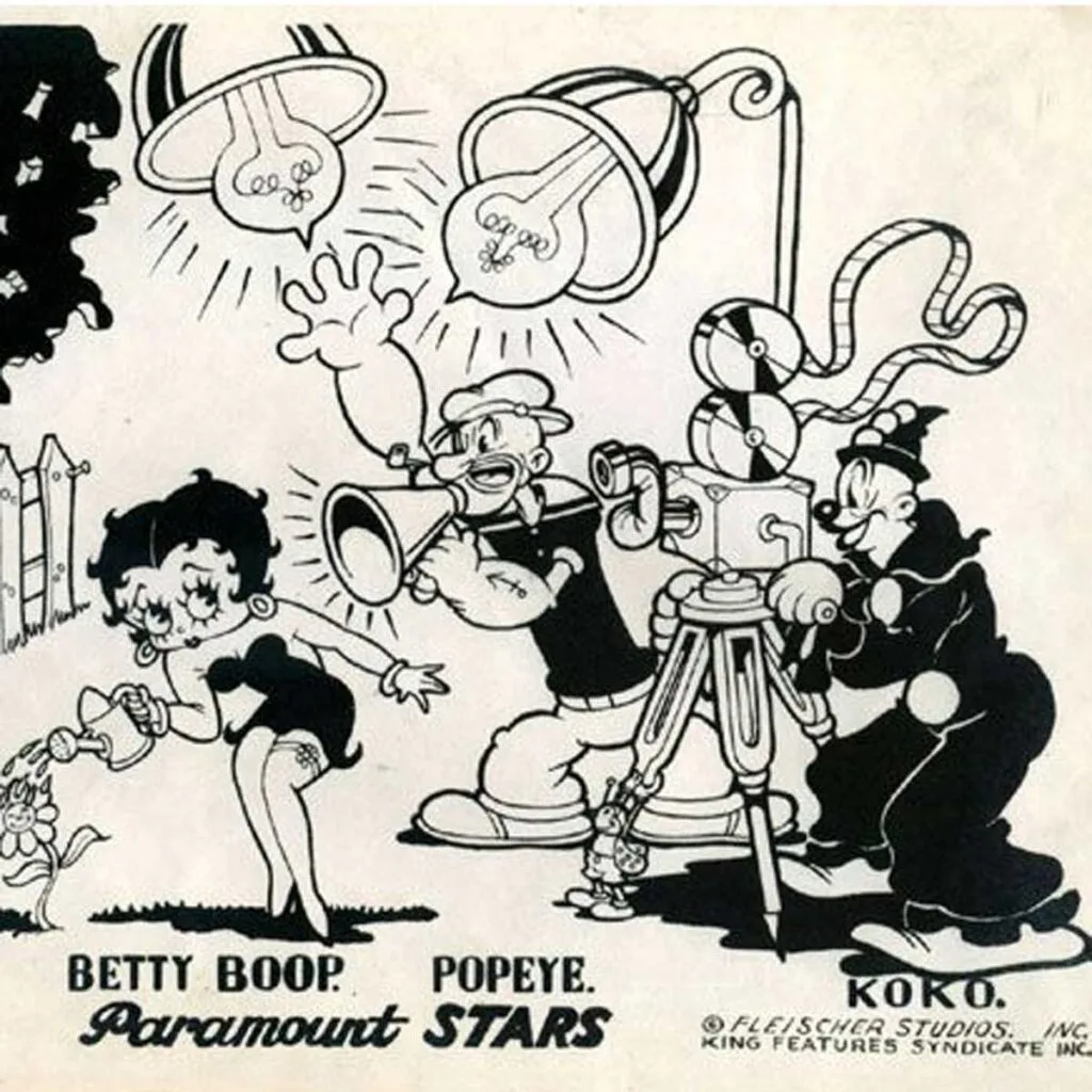 Los estudios Fleischer forman parte de la historia de los dibujos animados.