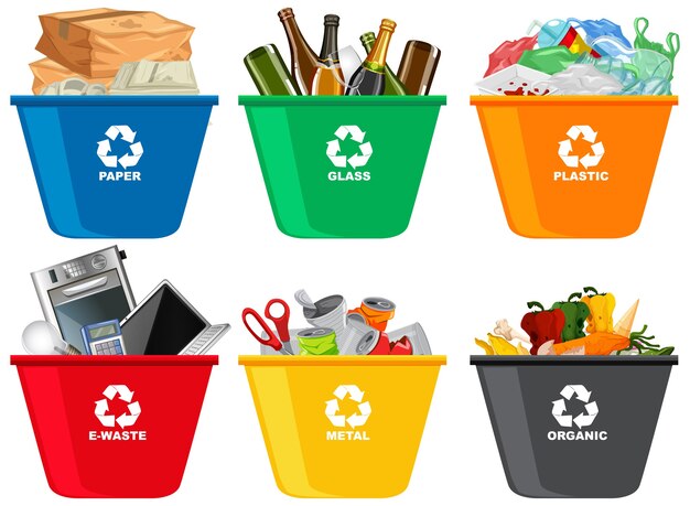 Las tres flechas del símbolo del reciclaje representa cada una de las fases en que se clasifican y gestionan los materiales