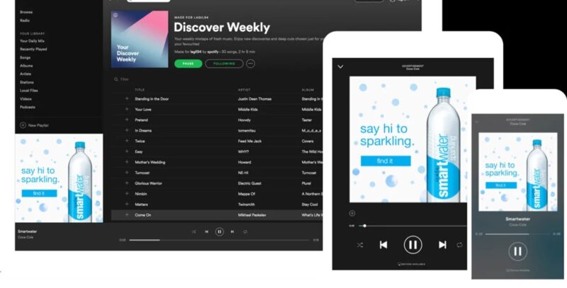 Anuncios de audio Spotify
