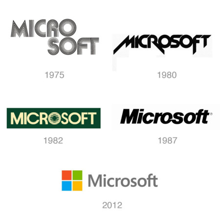 Los colores del logo de Microsoft representaron una innovación para la empresa