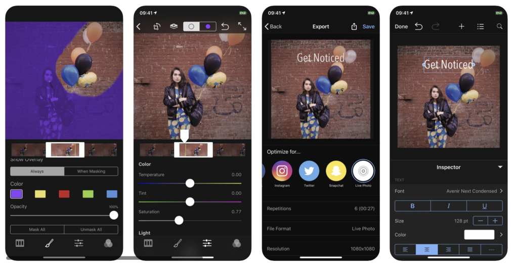 Werble es la app estrella de iOS para crear imágenes en movimiento 