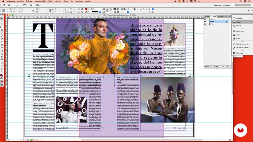 Adobe Indesing es la mejor opción para editar y maquetar revistas con plantillas 