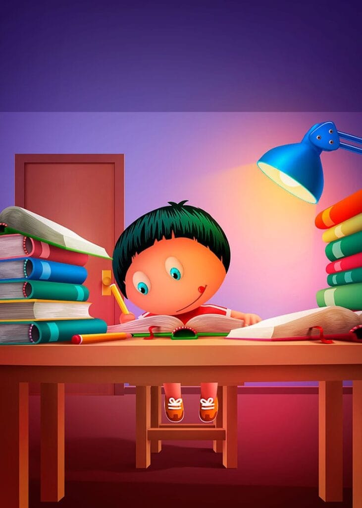 Así es el trabajo de un ilustrador infantil