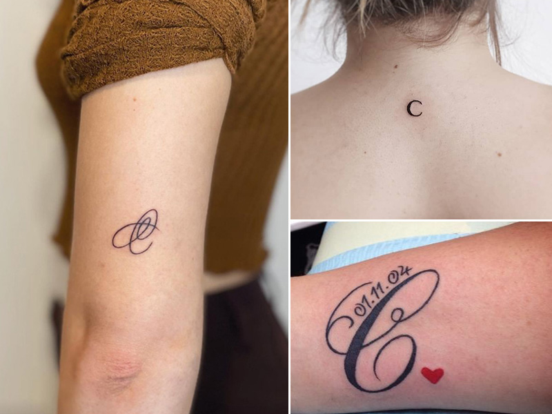 Opciones de colocación ideales para los tatuajes de letras
