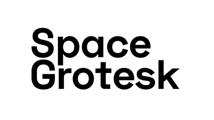 tipografías para infografías:  Space Grotesk