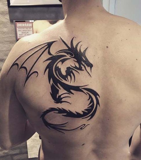 tatuaje de dragón para hombres