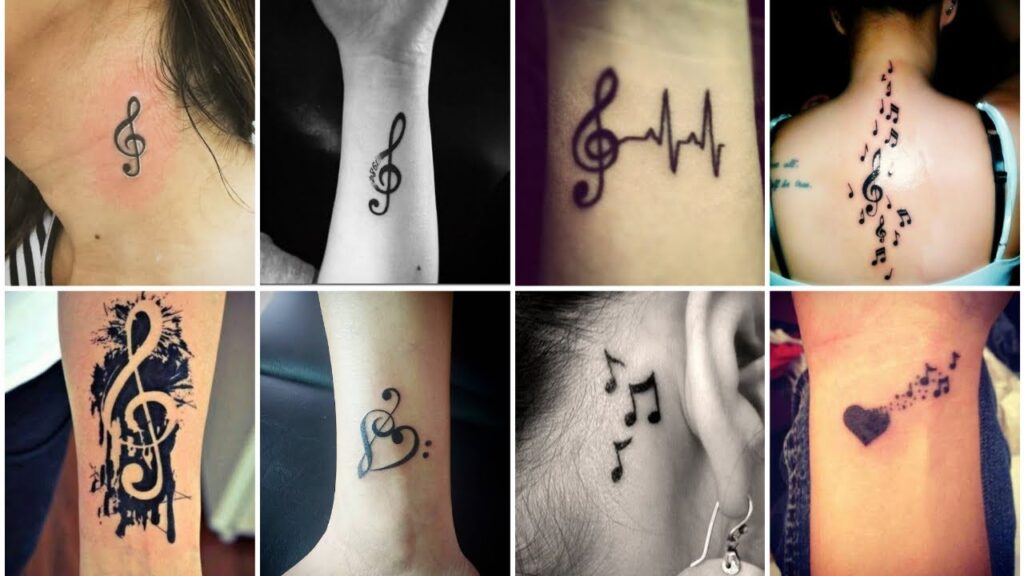 Tatuajes para chicas: Nota musical 