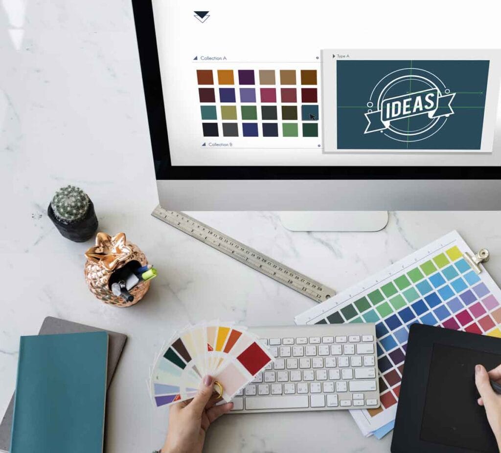 Los colores corporativos son los que utiliza una marca para definir su identidad de marca.