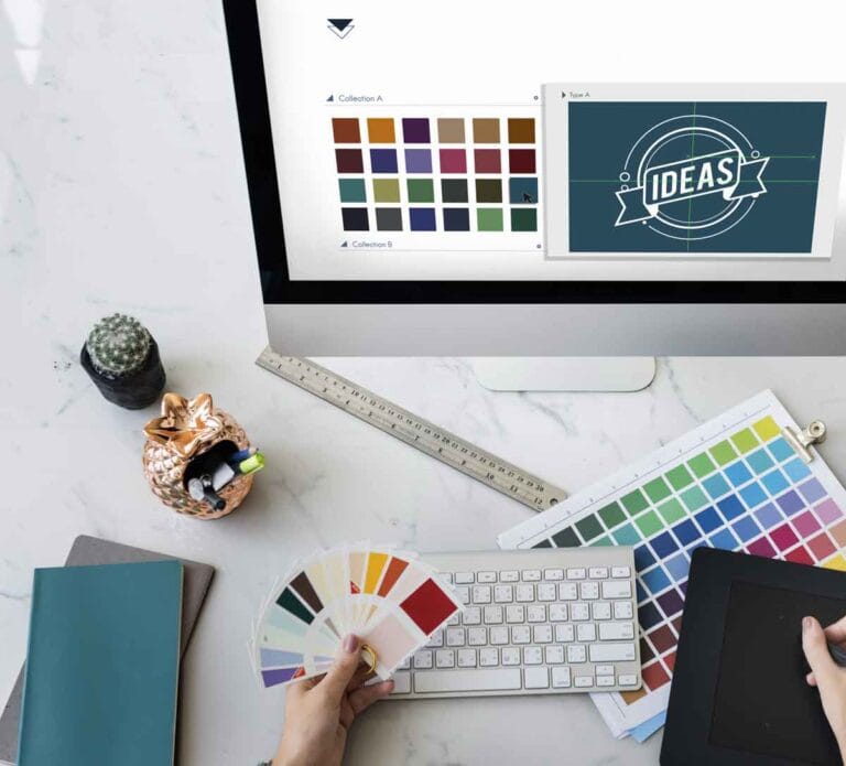 Los colores corporativos son los que utiliza una marca para definir su identidad de marca.