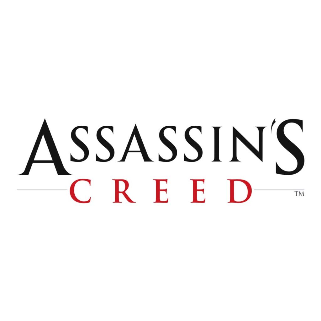 El logo de Assasin´s Creed y su fuente tipográfica.