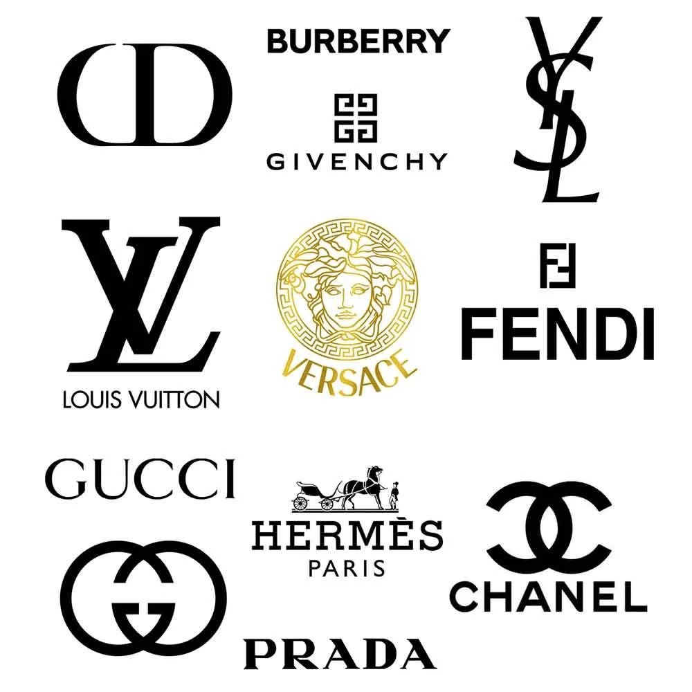 Logos de Marcas de Lujo del Mundo de la Moda que Todo Diseñador debe  Conocer - The Color Blog, image size:1000x1000