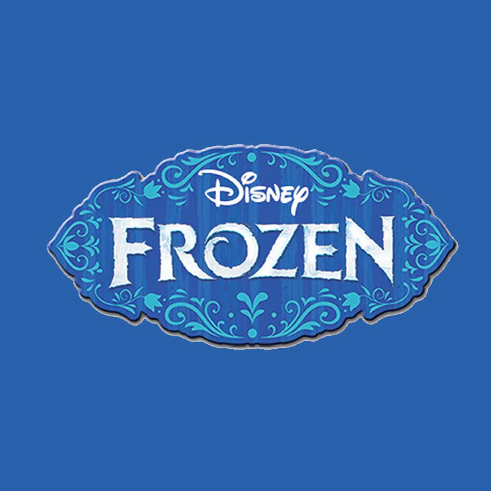 La tipografía de Frozen, la película de Disney.