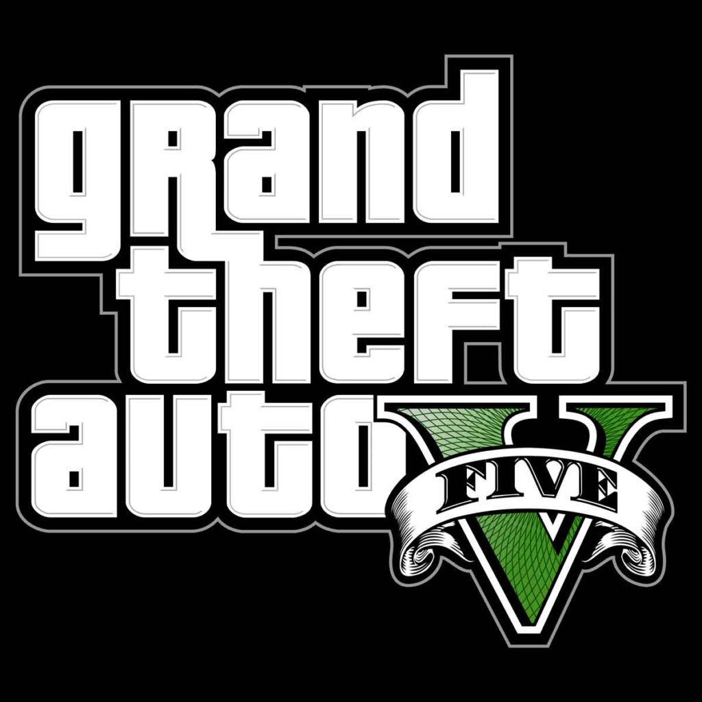 El logo y la tipografía de Grand Theft Auto V para descargar gratis.