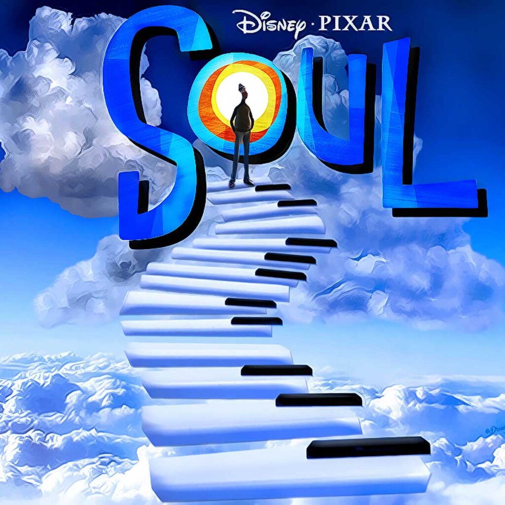 La tipografía de Soul de Disney Pixar.