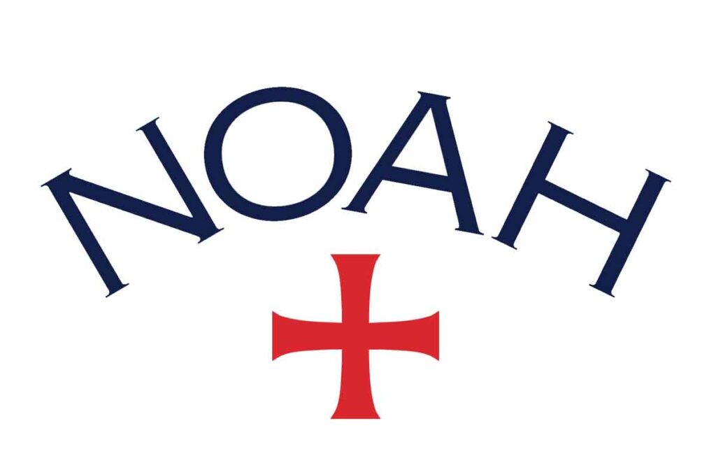 Logo de la marca Noah, de estilo urbano.